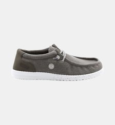 Chaussures bateau en toile Serge Blanco