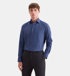Chemise d'affaires 1/1 Shaped Col Kent Seidensticker