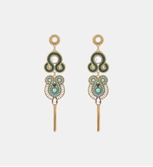 Boucles d'oreilles longues tiges percées   - Circus Satellite