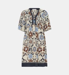 robe courte et fluide imprimée - romaine Gerard Darel