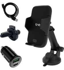 Support smartphone voiture motorisé 3 en 1 avec chargeur TNB