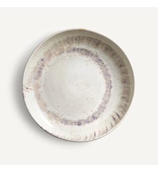 Lot 4 assiettes creuses grès émaill réactif AM.PM