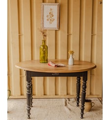 Table à manger en bois Romy N°1552- Produit chiné Debongout