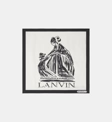 Foulard En Soie Imprimé Mère & Enfant Lanvin