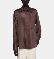 Chemise fluide à rayures Sandro