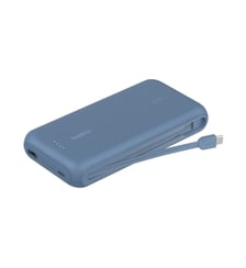 Batterie externe 20000 mAh avec cable USB-C intégre bleu Belkin