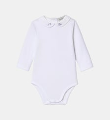 Body col brodé  - Coton biologique Cyrillus