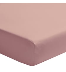 Drap housse uni en percale de coton, bonnet de 30cm, PREMIÈRE Essix
