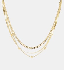 Collier Lumineux  en Acier doré Zag Bijoux