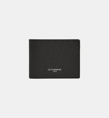 Portefeuille zippé horizontal Lucien en cuir signature T Le Tanneur