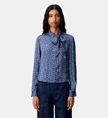 Chemise imprimée lavallière Claudie Pierlot