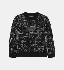 Sweat-shirt en molleton Karl Lagerfeld Kids