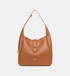 Grand sac seau Top Double en cuir Lancaster