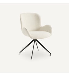 Fauteuil de table pivotant, bouclette AM.PM
