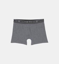 Pack de 3 boxers en coton uni Serge Blanco