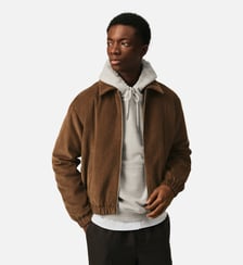 Blouson rembourré en velours de coton Ami de Coeur AMI Paris