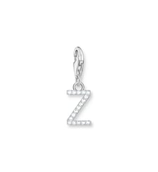 Thomas Sabo Pendentif Charm lettre Z avec pierres blanches argent Argent sterling 925 Thomas Sabo