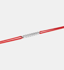 Bracelet Anagramme rainuré sur cordon JEM