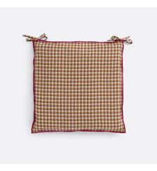 Galette de chaise, en coton motif vichy La Redoute Interieurs