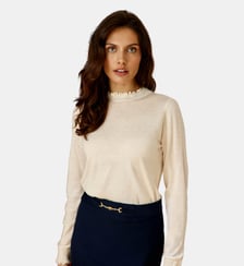 Pull col rond uni SOLFE La Petite Etoile