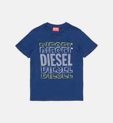 T-shirt en jersey avec logo Diesel Kids