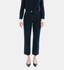 Pantalon come2 - Motif uni - Coton - Coupe droite Caroll