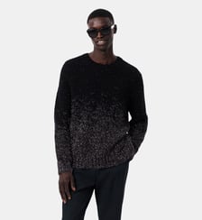 Pull jacquard dégradé métallisé Lacoste