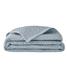 Couvre-lit matelassé uni en satin de coton bio, POESIE Alexandre Turpault