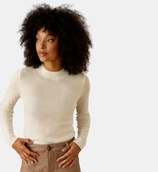 Pull col montant uni MARIONA La Petite Etoile