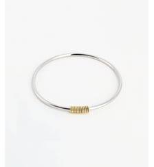 Bracelet Jonc Eli  en Acier Zag Bijoux