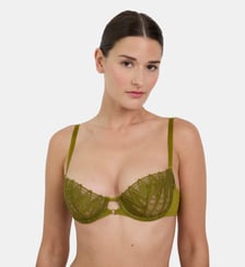 Soutien-gorge corbeille avec armatures Dreamcatcher vert Maison Lejaby