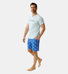 Pyjashort en jersey de coton léger - Lent au démarrage Arthur