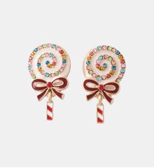 Boucles d'oreilles sucette de Noël Balaboosté