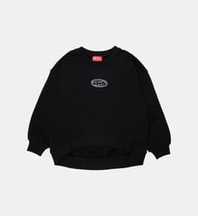 Sweat-shirt à col rond avec logo Diesel Kids