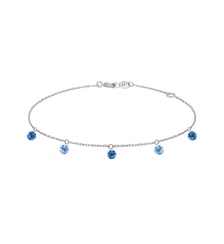 Bracelet CONFETTI BLEU - Saphirs bleus, poids total 0,65ct approx. - Or blanc 750‰ La Brune & La Blonde