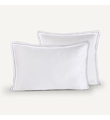 Taie d'oreiller en satin de coton bio et lyocell AM.PM