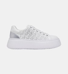Sneakers avec strass monogramme Liu Jo