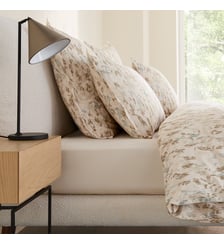 Taie d'oreiller en percale lavée 120 fils AM.PM
