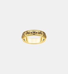 Bague pierres noires or Thomas Sabo