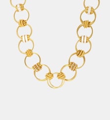 Collier anneaux   doré à l'or fin - Alicudi Satellite