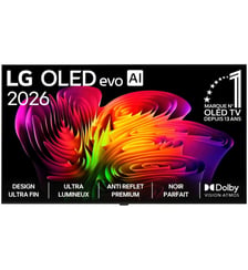 TV OLED 83W6 (2026) 83" (210 cm) 4K Ultra HD - Expérience Cinéma & Gaming, boîtier déporté (câble invisible) Lg