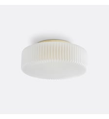 Plafonnier ou applique, en verre strié opaline La Redoute Interieurs