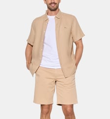 Chemise en lin LINO manches courtes Chevignon