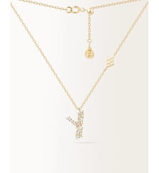 Collier Initiale Y Or Jaune PIAPARIS