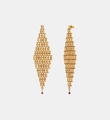 Boucles d'oreilles longues tiges percées   - Babylone Satellite