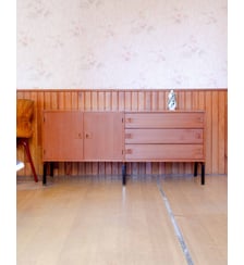 Enfilade contemporaine en acajou Margaret N°510- Produit chiné Debongout