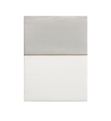 Drap plat uni en satin de coton bio, NOBEL Alexandre Turpault