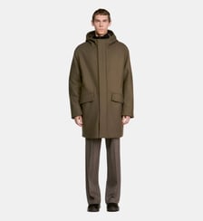 Parka en laine et cachemire Sandro