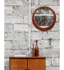 Miroir rond Igor N°161- Produit chiné Debongout
