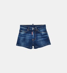 Short en denim bleu foncé Dsquared2